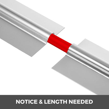 200 Aluminum Radiant Heat Transfer Plates for PEX Tubing, 0.6m Length