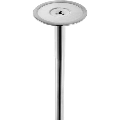 Professional Dancing Pole, Spinning Static Dancing Pole Kit, Portable Removable Pole, 45mm Heavy-Duty Stainless Steel Pole, Height Adjustable Fitness Pole, for Exercise Home Club Gym, Silver
