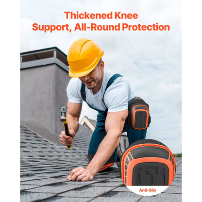 VEVOR Knee Pads for Work Extended Construction Knee Pads Soft Foam Gel Cushion