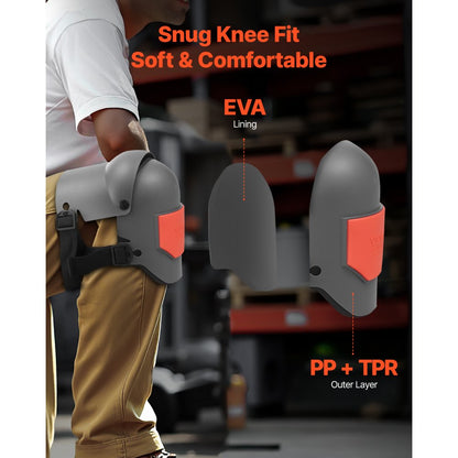 VEVOR Knee Pads for Work Extra Thick for Construction Flooring Cleaning Roofing