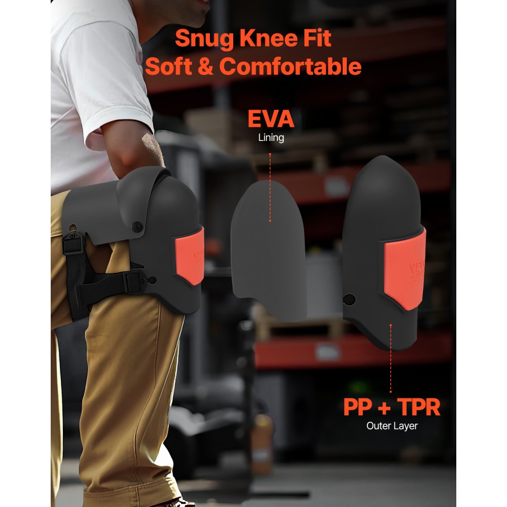 VEVOR Knee Pads for Work Extra Thick for Construction Flooring Roofing Cleaning