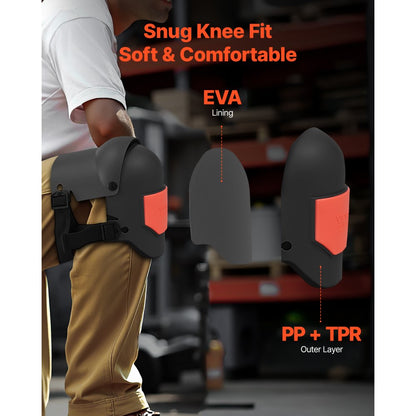 VEVOR Knee Pads for Work Extra Thick for Construction Flooring Roofing Cleaning