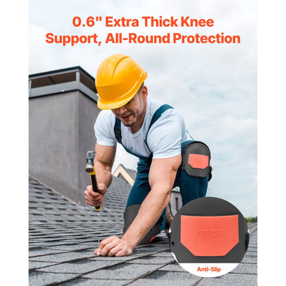 VEVOR Knee Pads for Work Extra Thick for Construction Flooring Roofing Cleaning