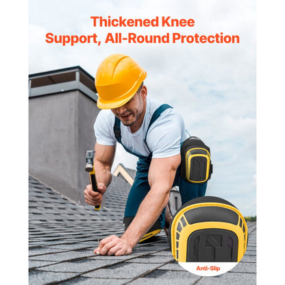 VEVOR Knee Pads for Work Extended Construction Knee Pads Anti-Slip Foam Cushion