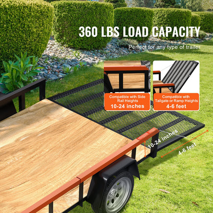 VEVOR Trailer Tailgate Lift Assist, Max 180 lbs Load Capacity, Compatible with Open