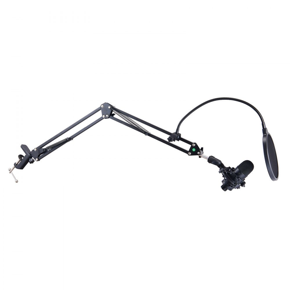 USB Microphone 192kHz/24-bit Condenser Microphone Kit with Boom Arm Stand