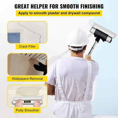 Adjustable Skimming Blade Set with 3 Blades and 2m Extension Handle