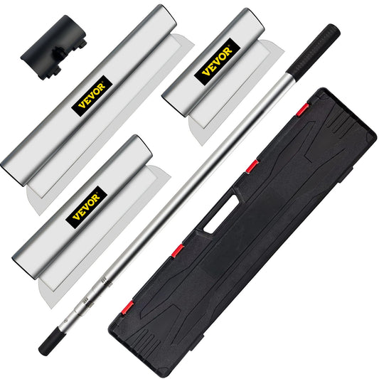 VEVOR Skimming Blade Set,10"+16"+24" Blades + 35"-78" Extension Handle，European