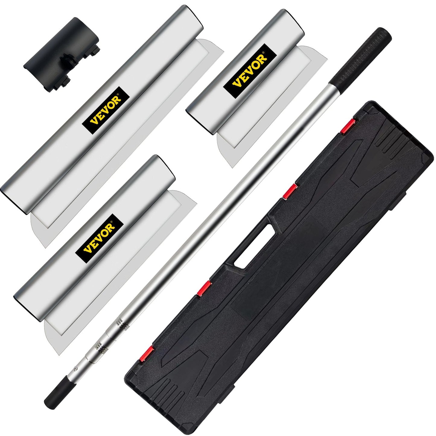 Adjustable Skimming Blade Set with 3 Blades and 2m Extension Handle