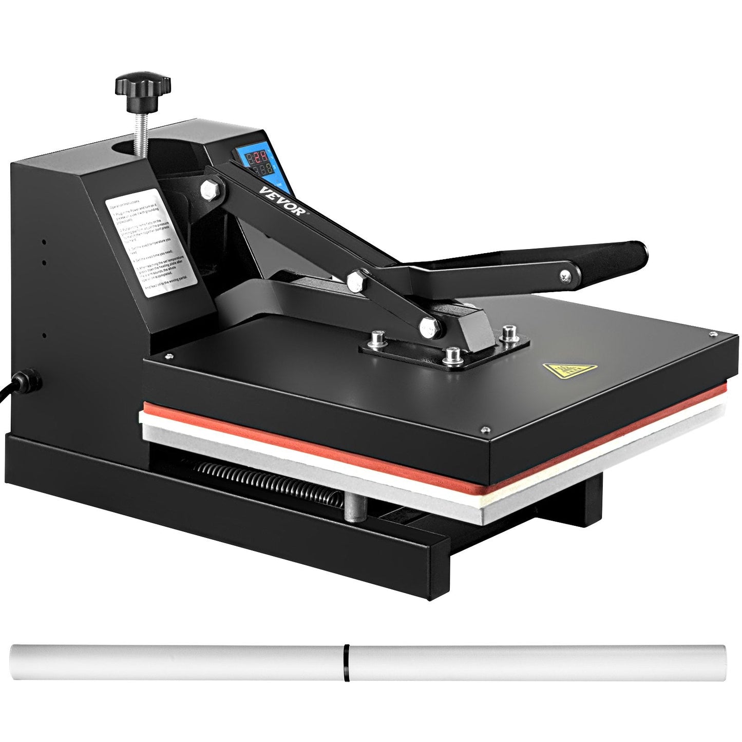 Industrial-Quality 38x38 cm Heat Press Machine for T-Shirts, 1400W Power