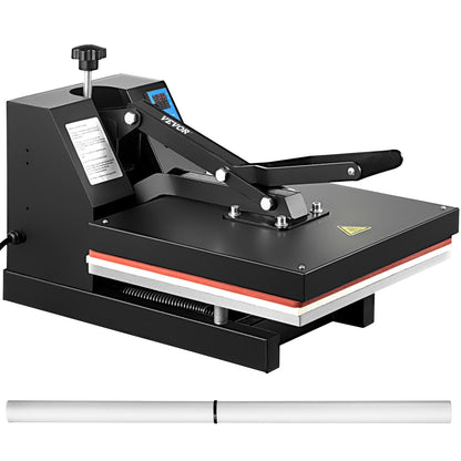 Industrial-Quality 38x38 cm Heat Press Machine for T-Shirts, 1400W Power