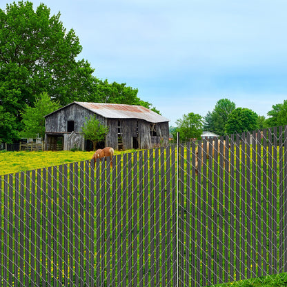 Bottom Locking Privacy Slats, Single-Wall Vertical Bottom-Locking Slats for Chain-Link Fence, High-Density HDPE Chain Link Slats Ideally Fit 1.8 m High Fence for Garden Farm Sports Field(Black)