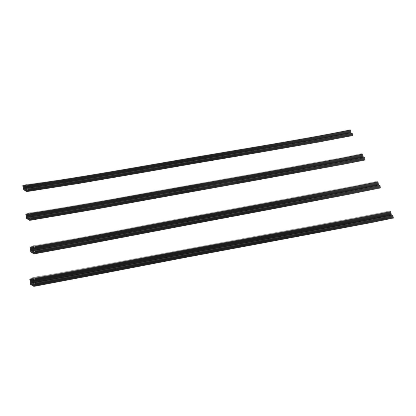 Bottom Locking Privacy Slats, Single-Wall Vertical Bottom-Locking Slats for Chain-Link Fence, High-Density HDPE Chain Link Slats Ideally Fit 1.8 m High Fence for Garden Farm Sports Field(Black)