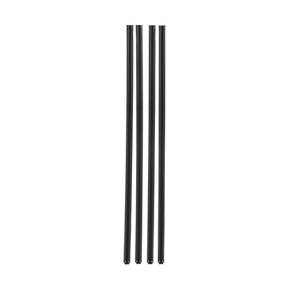 Bottom Locking Privacy Slats, Single-Wall Vertical Bottom-Locking Slats for Chain-Link Fence, High-Density HDPE Chain Link Slats Ideally Fit 1.8 m High Fence for Garden Farm Sports Field(Black)