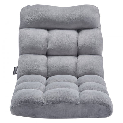 VEVOR Floor Chair with Back Support Folding Sofa Chair 14 Adjustable Positions