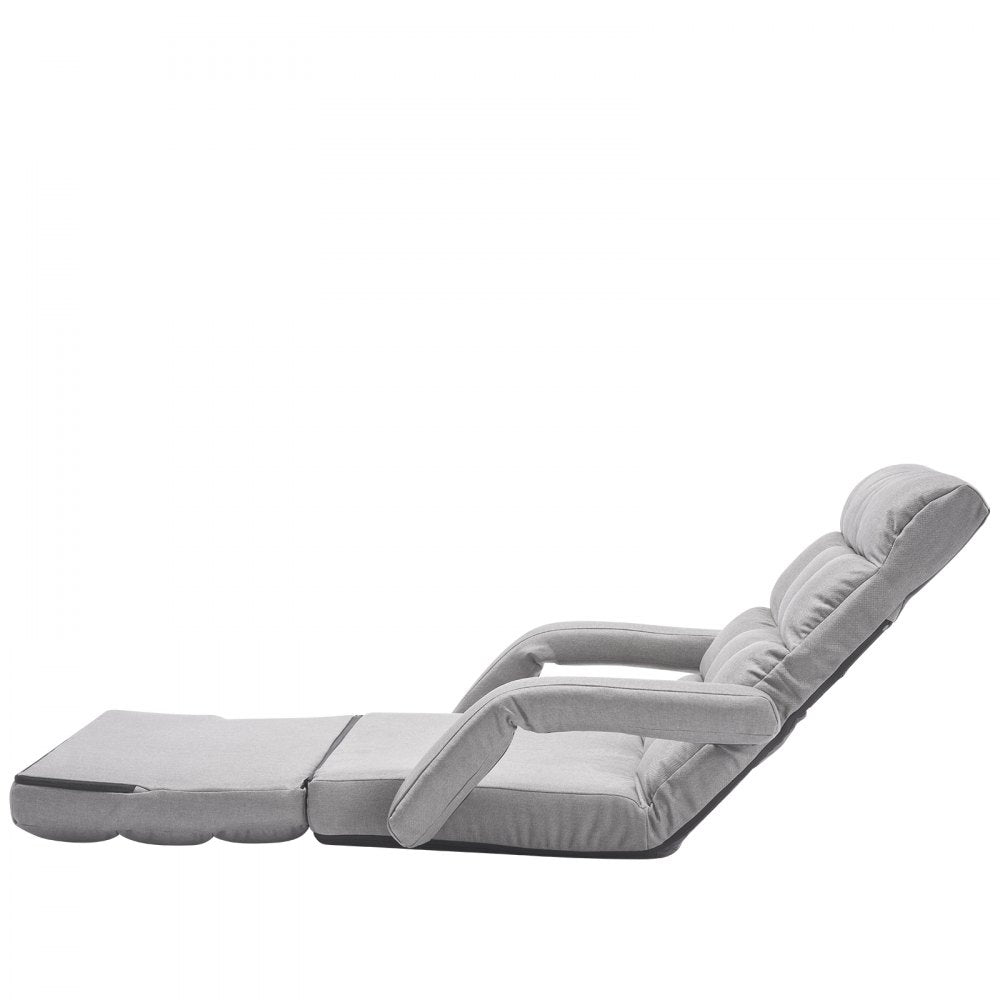 VEVOR Floor Chair with 5 Adjustable Position and Armrest Floor Gaming Chair