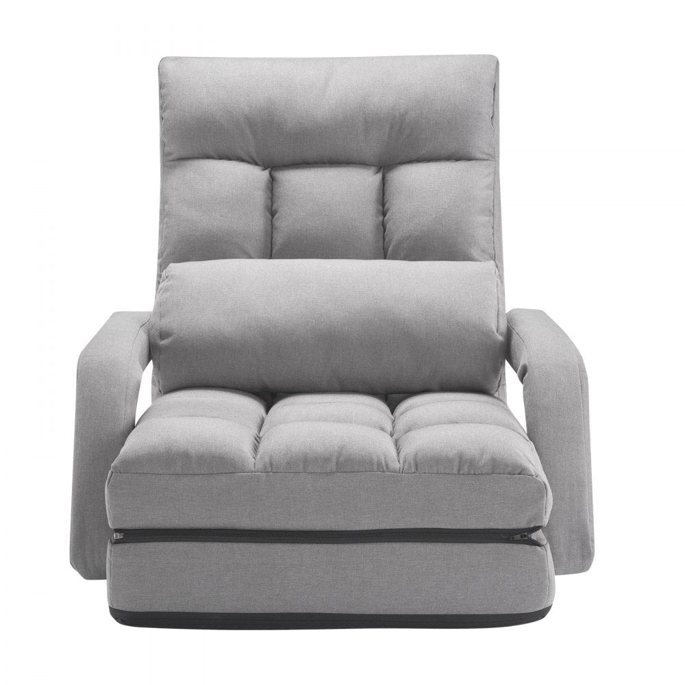 VEVOR Floor Chair with 5 Adjustable Position and Armrest Floor Gaming Chair