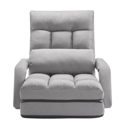 VEVOR Floor Chair with 5 Adjustable Position and Armrest Floor Gaming Chair