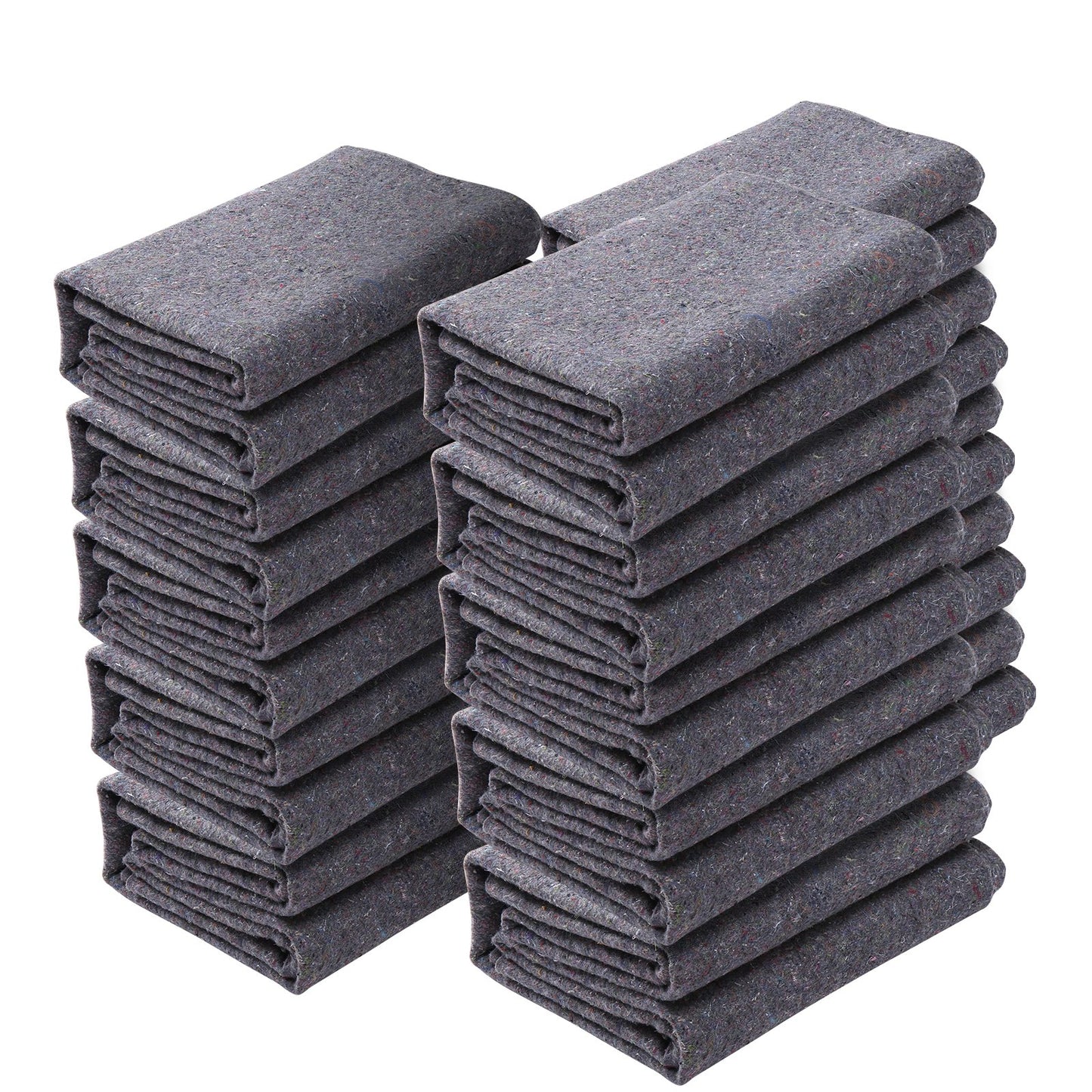 VEVOR Moving Blankets, 1829 x 1372 mm, 12 kg/dz Weight, 12 Pack, Professional Recycled