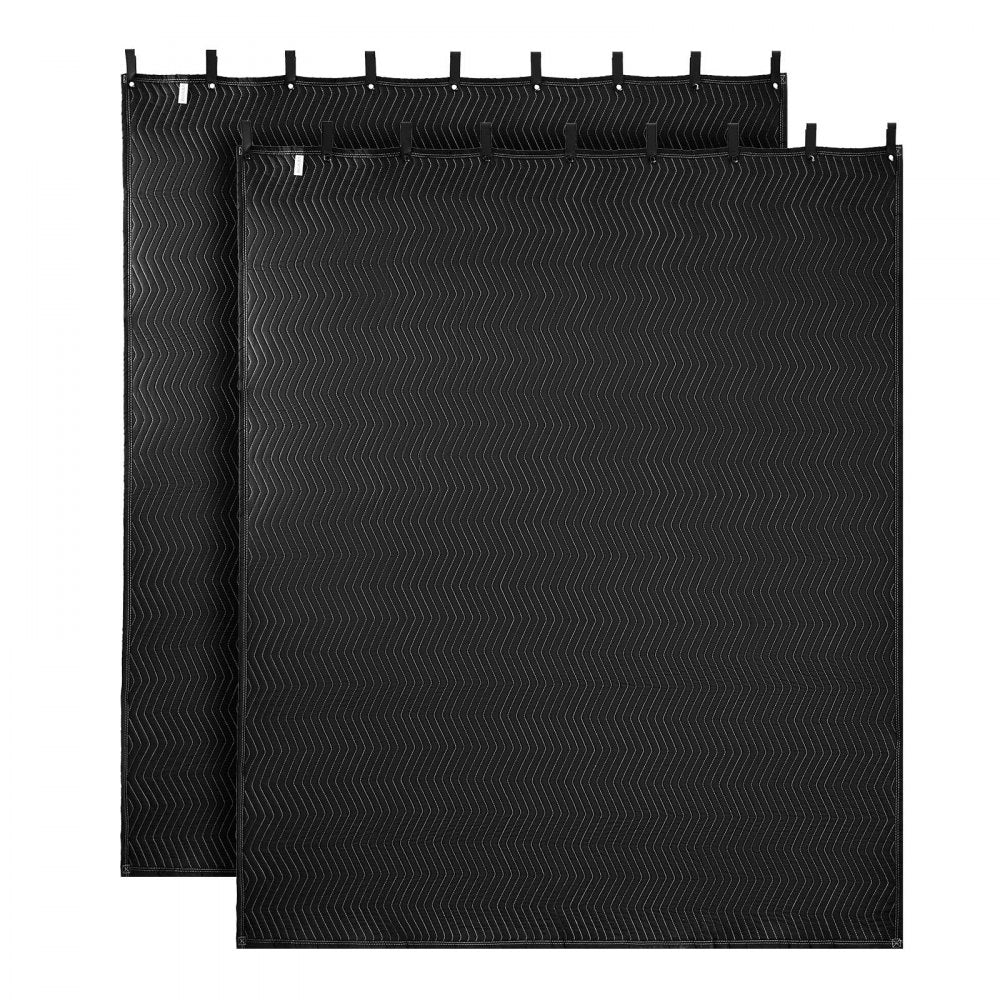 2 Pack Sound Dampening Blankets, 2438 x 2032 mm, Extra Large Soundproof Blanket with Grommets, Studio Grommeted Blanket 