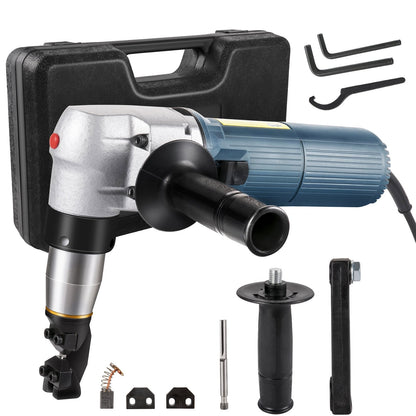 Electric Nibbler 4mm Heavy Duty Metal Sheet Cutter, 625W, Stainless Steel