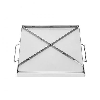 VEVOR 18x16 in Flat Top Griddle Stainless Steel Universal BBQ Grill Pan Cookware