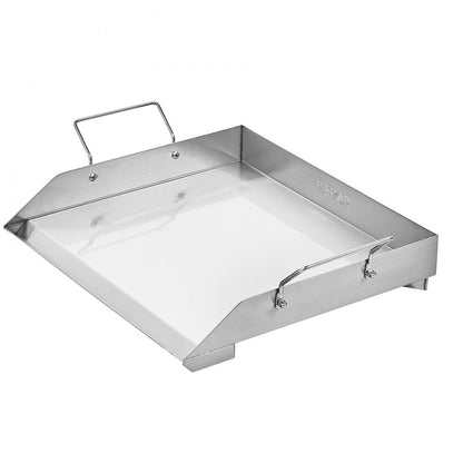 VEVOR 18x16 in Flat Top Griddle Stainless Steel Universal BBQ Grill Pan Cookware