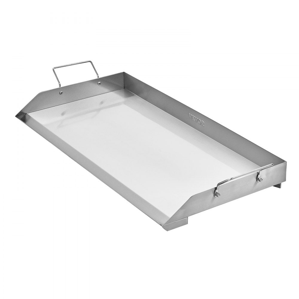 VEVOR 32x16 in Flat Top Griddle Stainless Steel Universal BBQ Grill Pan Cookware