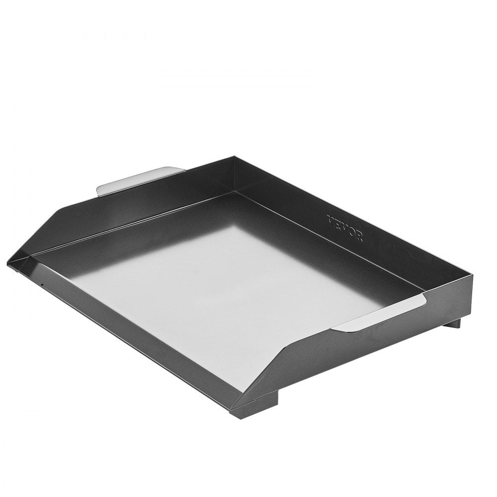 VEVOR 22x16 in Flat Top Griddle Carbon Steel Universal BBQ Grill Pan Cookware