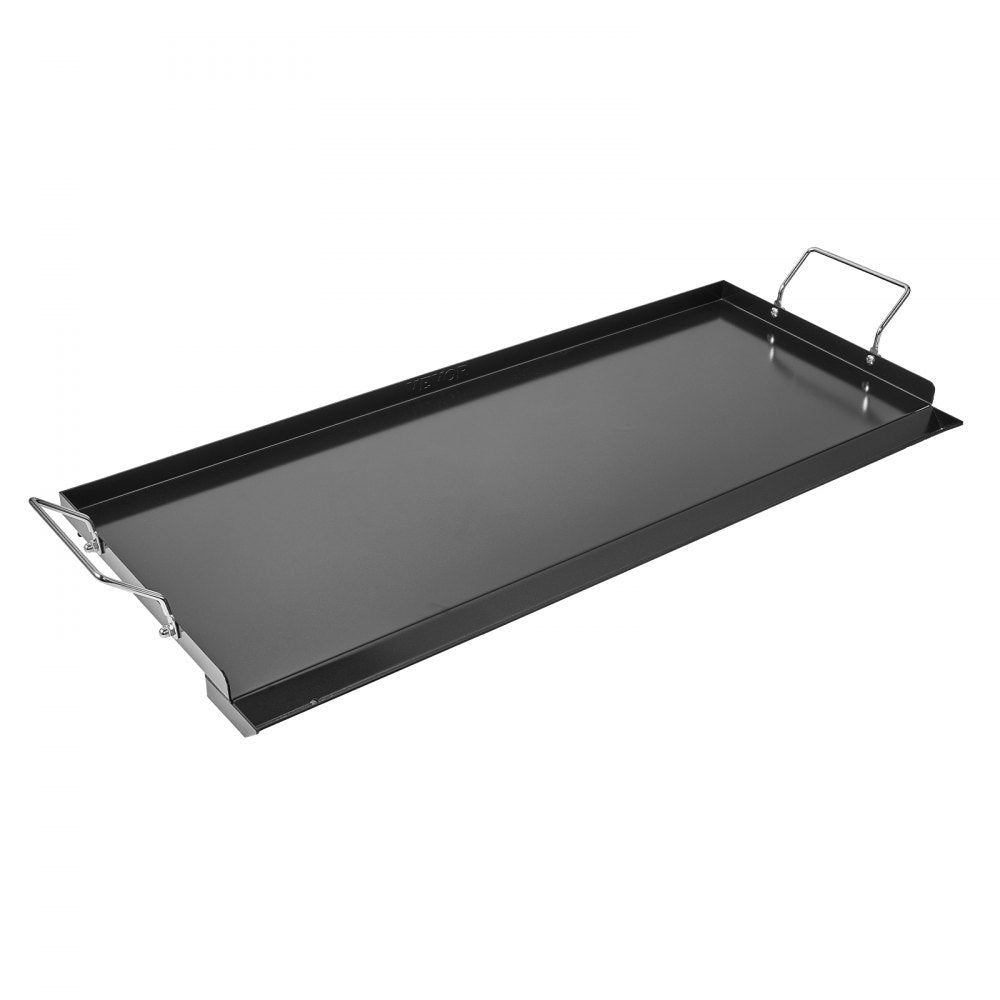 VEVOR 32x14 in Flat Top Griddle Carbon Steel Universal BBQ Grill Pan Cookware