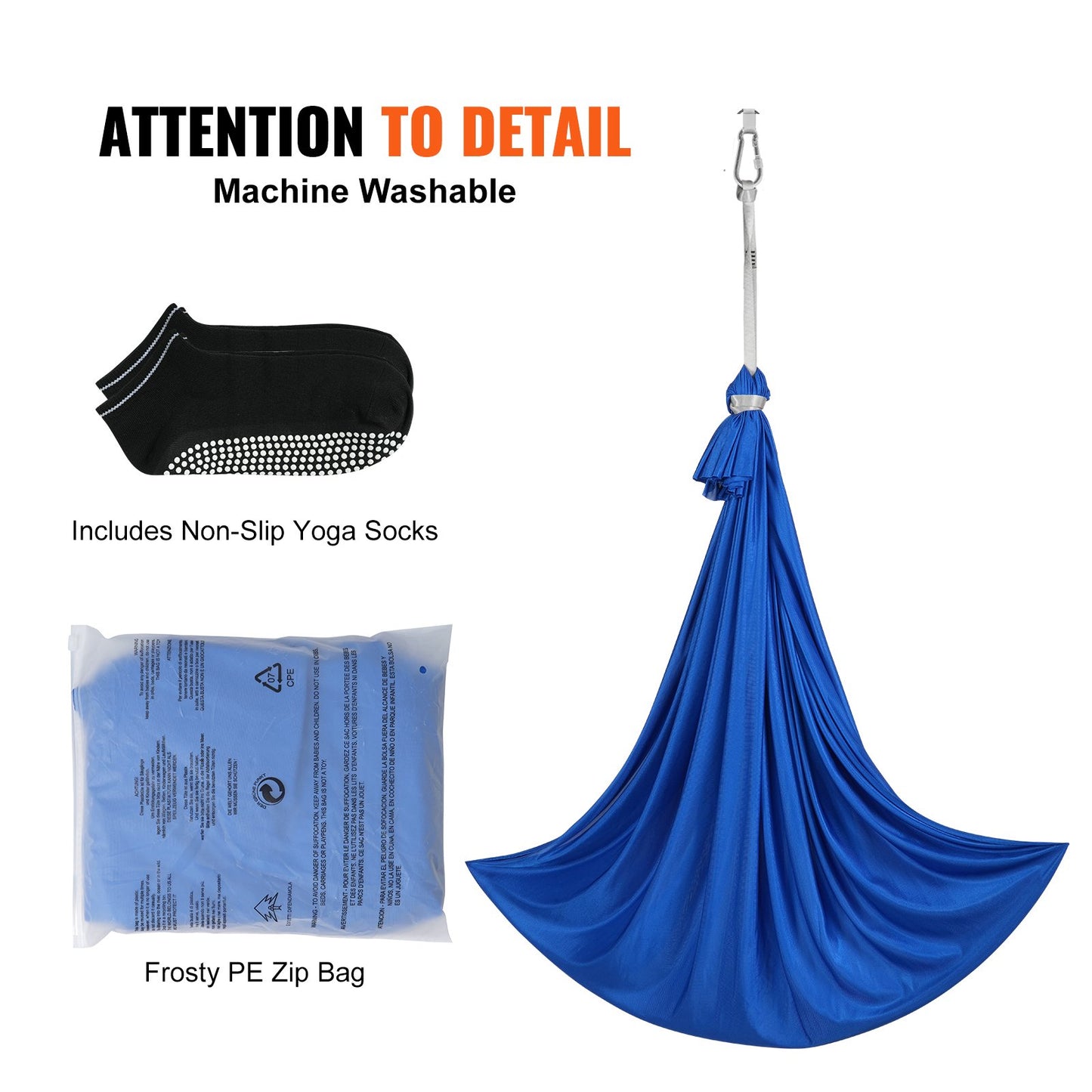 VEVOR Sensory Swing for Kids, 2.8 m Length, Therapy Swing for Children with Special