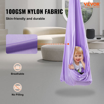 VEVOR Sensory Swing for Kids, 2.8 m, Therapy Swing for Children with Special Needs,