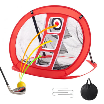 Golf Chipping Net Pop Up Golf Practice Net Portable Indoor Hitting Aid