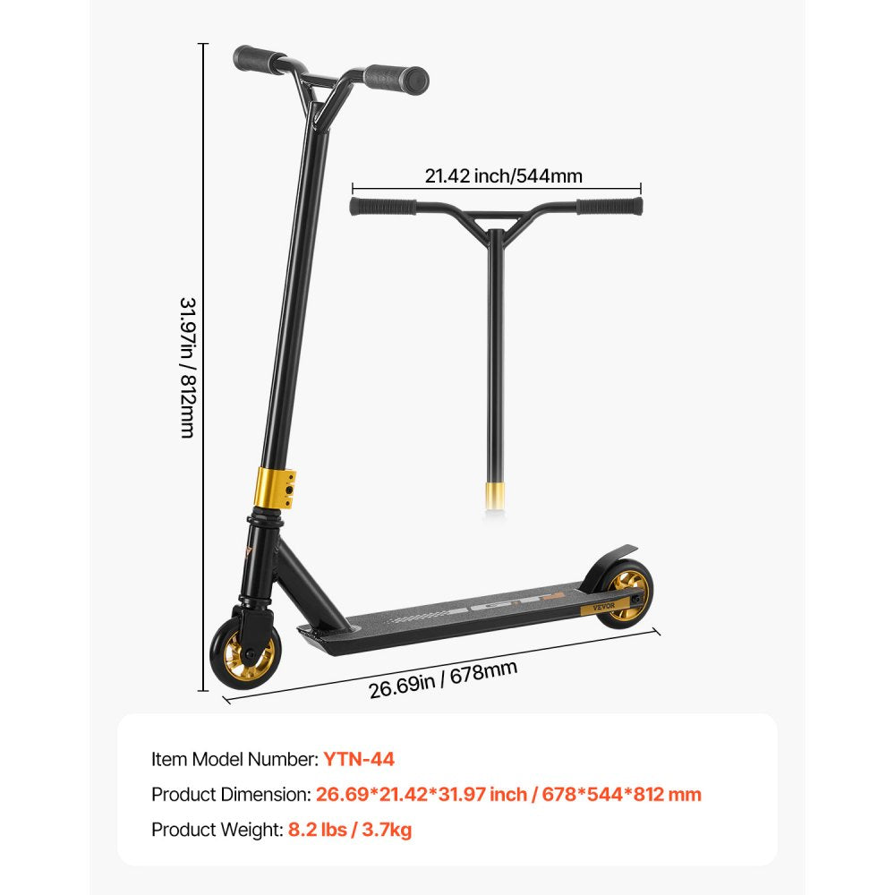 VEVOR Stunt Scooter Street Trick Scooters for Kids Adults Lightweight Deck