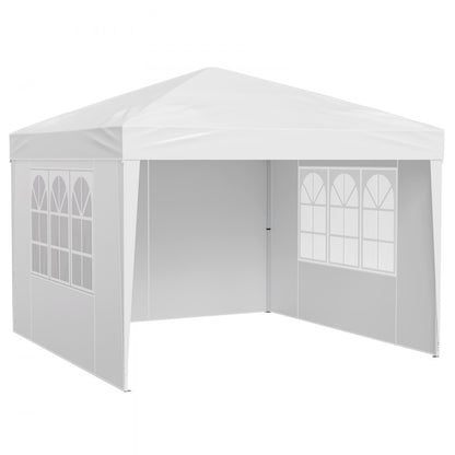 VEVOR Pop Up Canopy 2.95 x 2.95m Pop Up Gazebo Tent with 3 Sidewalls & 2 Windows