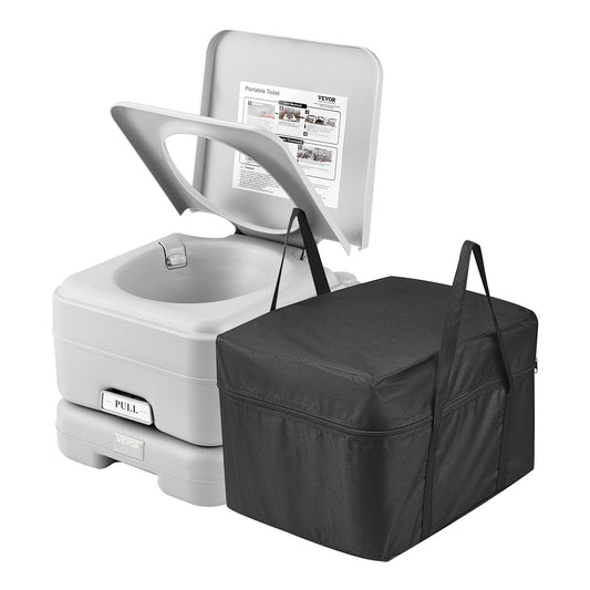 VEVOR Portable Toilet for Camping, Porta Potty with 3.2 Gal Waste Tank & 3.2 Gal