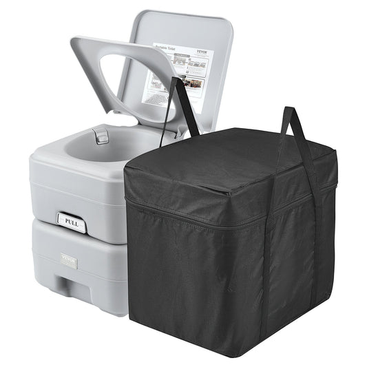 VEVOR Portable Toilet for Camping, Porta Potty with Carry Bag, 5.3 Gal Waste Tank