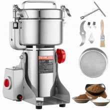 1000g High-Speed Electric Spice & Grain Grinder, 6.2 kg, 3000W, 28000 RPM