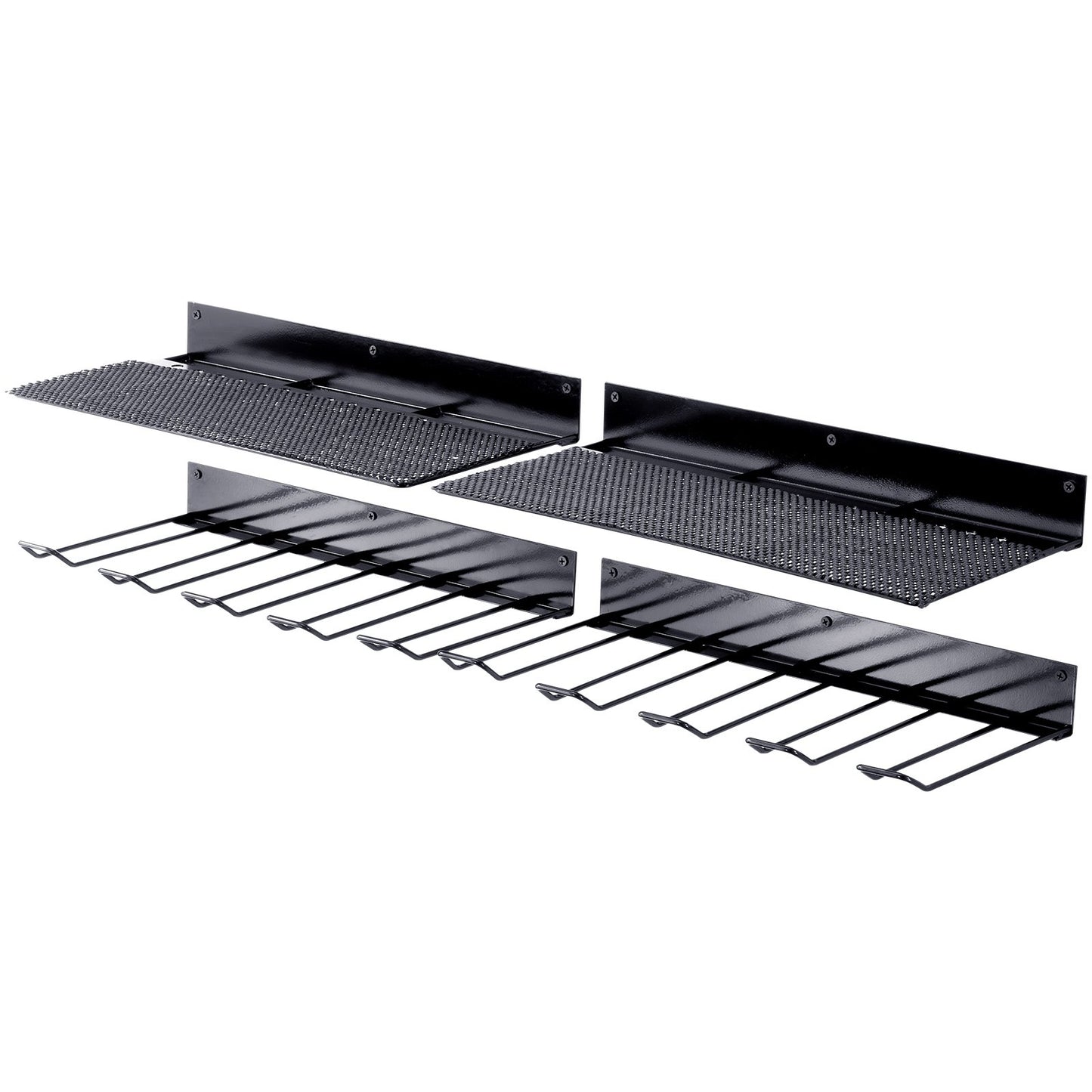 VEVOR Power Tool Organizer, 4 Slot, 2 Layers, 2 Pack Cordless Drill Holder Wall
