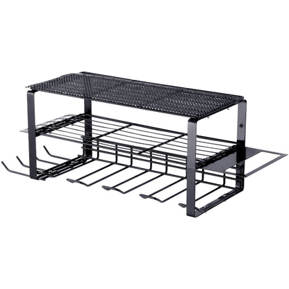 VEVOR Power Tool Organizer, 4 Slot, 3 Layers, Cordless Drill Holder Wall Mount,