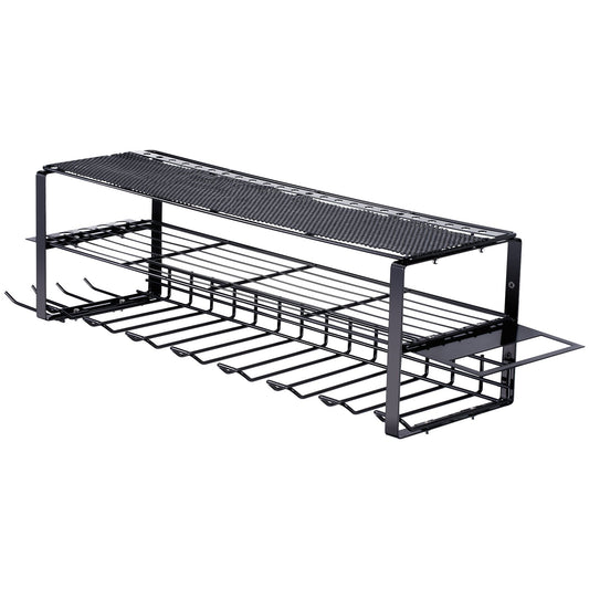 VEVOR Power Tool Organizer, 7 Slot, 3 Layers, Cordless Drill Holder Wall Mount,