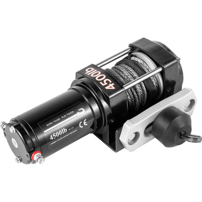 Electric Winch 2041kg Capacity with 13m Rope & Wireless Control for Off-Road Use