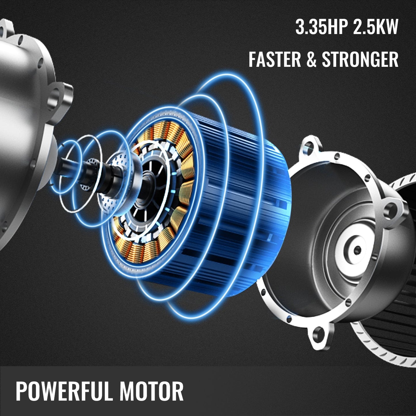 Electric Winch 2041kg Capacity with 13m Rope & Wireless Control for Off-Road Use