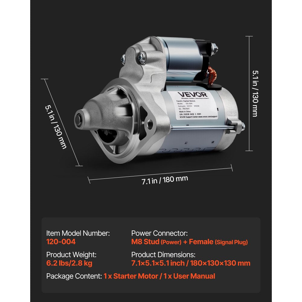 Starter High Torque Starter Motor for Pontiac Toyota 17841 2800330 3371171