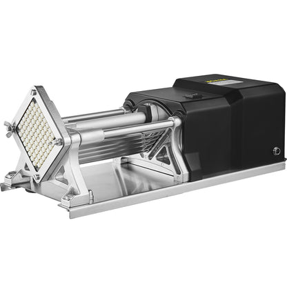 VEVOR Electric Potato Cutter with 4 Blade Shapes Chip Cutter for Fruit and Vegetable