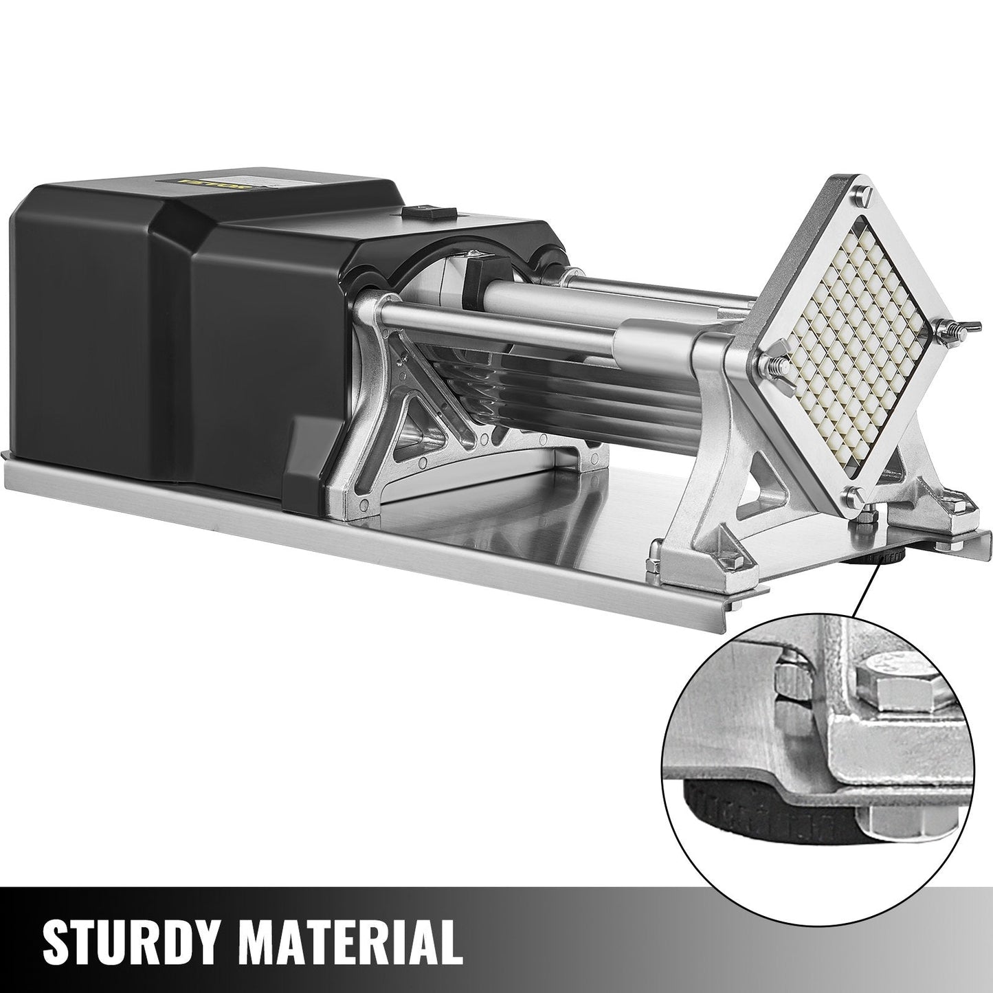 Electric Potato & Veggie Cutter with 4 Blade Shapes, 40W, 9kg