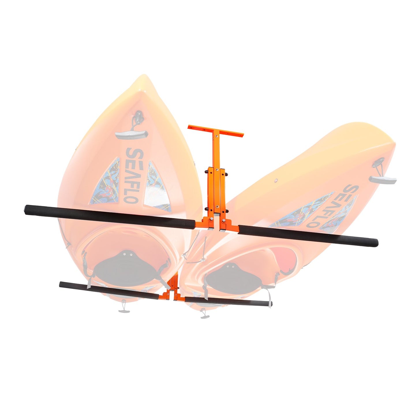 VEVOR Kayak Storage Rack Ceiling Mounted, Ceiling Storage Rack for 2 Kayak Canoe
