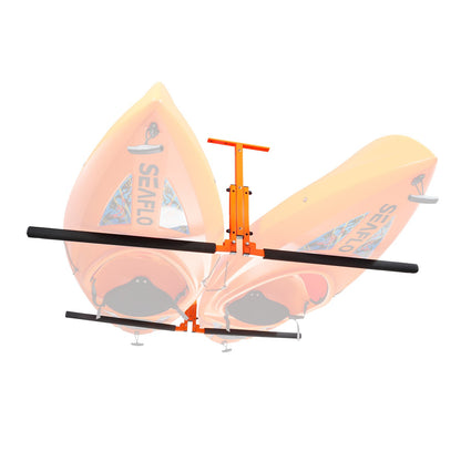 VEVOR Kayak Storage Rack Ceiling Mounted, Ceiling Storage Rack for 2 Kayak Canoe