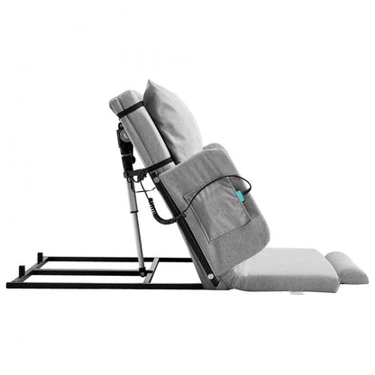 VEVOR Electric Lifting Backrest 136 kg 4-68° Adjustable with Guardrail & Pouch,1185 x 810 mm