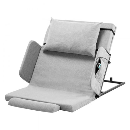 VEVOR Electric Lifting Backrest 136 kg 4-68° Adjustable with Guardrail & Pouch,1185 x 810 mm